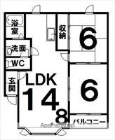 グリーンリーフ202の間取り