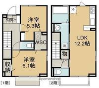 物件の間取り画像