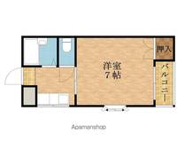 ハイツオークス401.の間取り