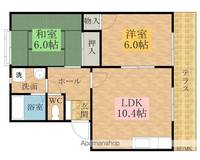 フローラ桜ヶ丘A102の間取り