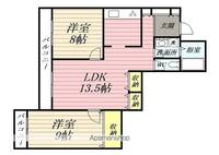 パティオ駒岡本館の間取り