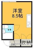 北海道網走市南八条東3丁目の賃貸アパートの間取り