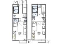 レオパレスカガスノ104の間取り