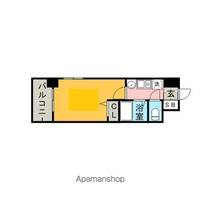 エステムコート博多駅前Ⅱセグティス601の間取り