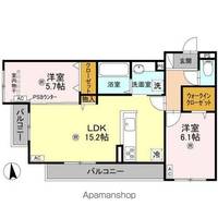 パサログランデ賑町302の間取り