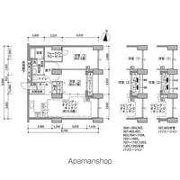 東雲キャナルコートCODAN14号棟の間取り