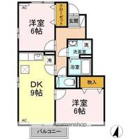 エスポワールえなみ A棟の間取り