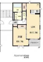 レトア泉Ⅱ202の間取り