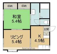 レジデンスカトレアBの間取り