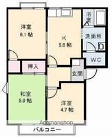 物件の間取り画像