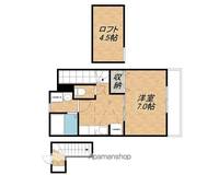 滋賀県彦根市西今町の賃貸アパートの間取り