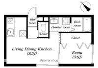物件の間取り画像