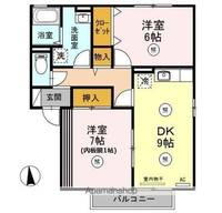 リバーシティー Aの間取り