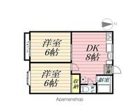 カギ中ハイツAの間取り