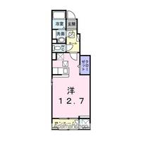 愛知県名古屋市守山区瀬古東3丁目の賃貸アパートの間取り