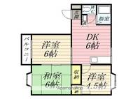 神奈川県横浜市戸塚区前田町の賃貸テラスハウスの間取り