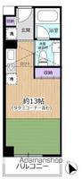 滋賀県大津市雄琴北2丁目の賃貸アパートの間取り