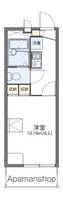 レオパレスグランパルクNSの間取り
