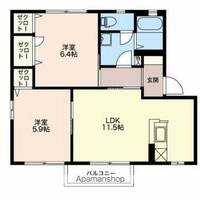 物件の間取り画像