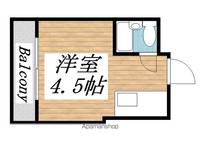 福岡県北九州市小倉北区吉野町の賃貸アパートの間取り