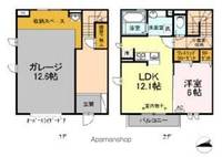 東京都武蔵村山市榎3丁目の賃貸テラスハウスの間取り