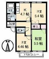 フレグランスMUKAIの間取り