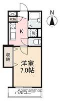 シルク林102の間取り