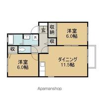 オレンジハウス参番館203の間取り