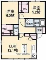 ベルメゾン B棟の間取り