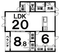 サペリの間取り