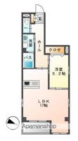 アーバンブルー藤の間取り