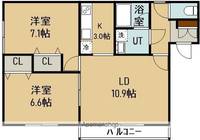 物件の間取り画像