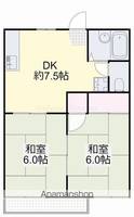 メゾン庭瀬D203の間取り