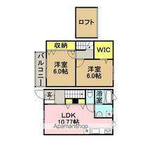 アビオン空港前Bの間取り