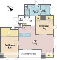 物件の間取り画像