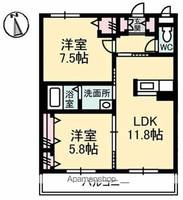 物件の間取り画像