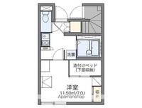 レオパレス八ヶ崎の間取り