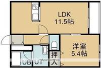 パーク五稜郭館の間取り