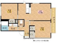 ファミーユ東貝塚の間取り