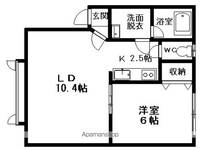 マジェスタ宝来の間取り