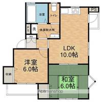 ルーヴパルクB202の間取り