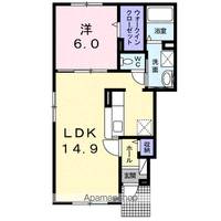 スパライ銀世Ⅲの間取り