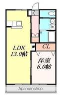 SANS片西103の間取り