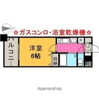 愛知県名古屋市中村区名駅南2丁目の賃貸マンションの間取り