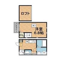 GLASS COURT箱崎103の間取り