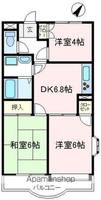 グリーンヒルマンションの間取り