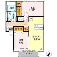 ファイン・クレスト Bの間取り