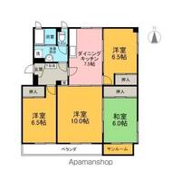 BETTER Я TSUKUDA A棟201の間取り