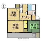 ココモタウン3番館401の間取り