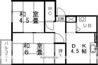 プレジール三島の間取り